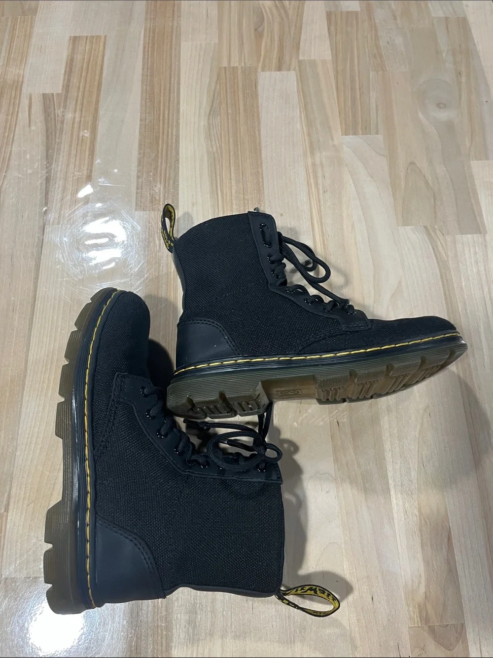Dr. Martens boots combs j Textile Lace-Up Combat Boots docs DM’s Doc Martens